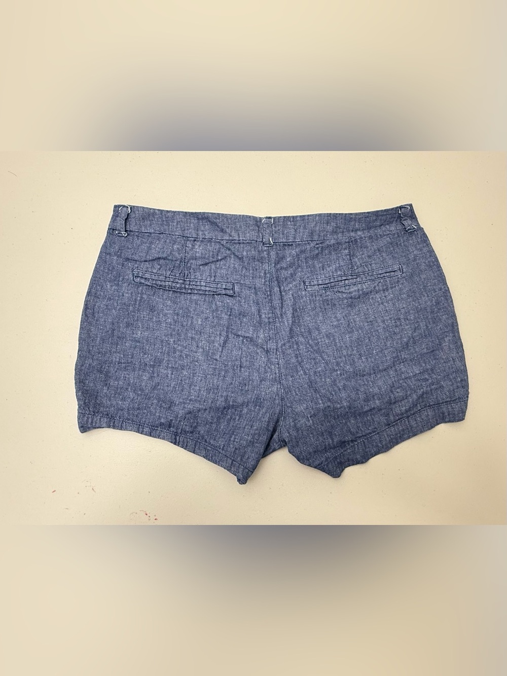 Old Navy Blue Linen-Blend Bermuda Shorts